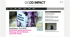 Desktop Screenshot of goodimpact.org